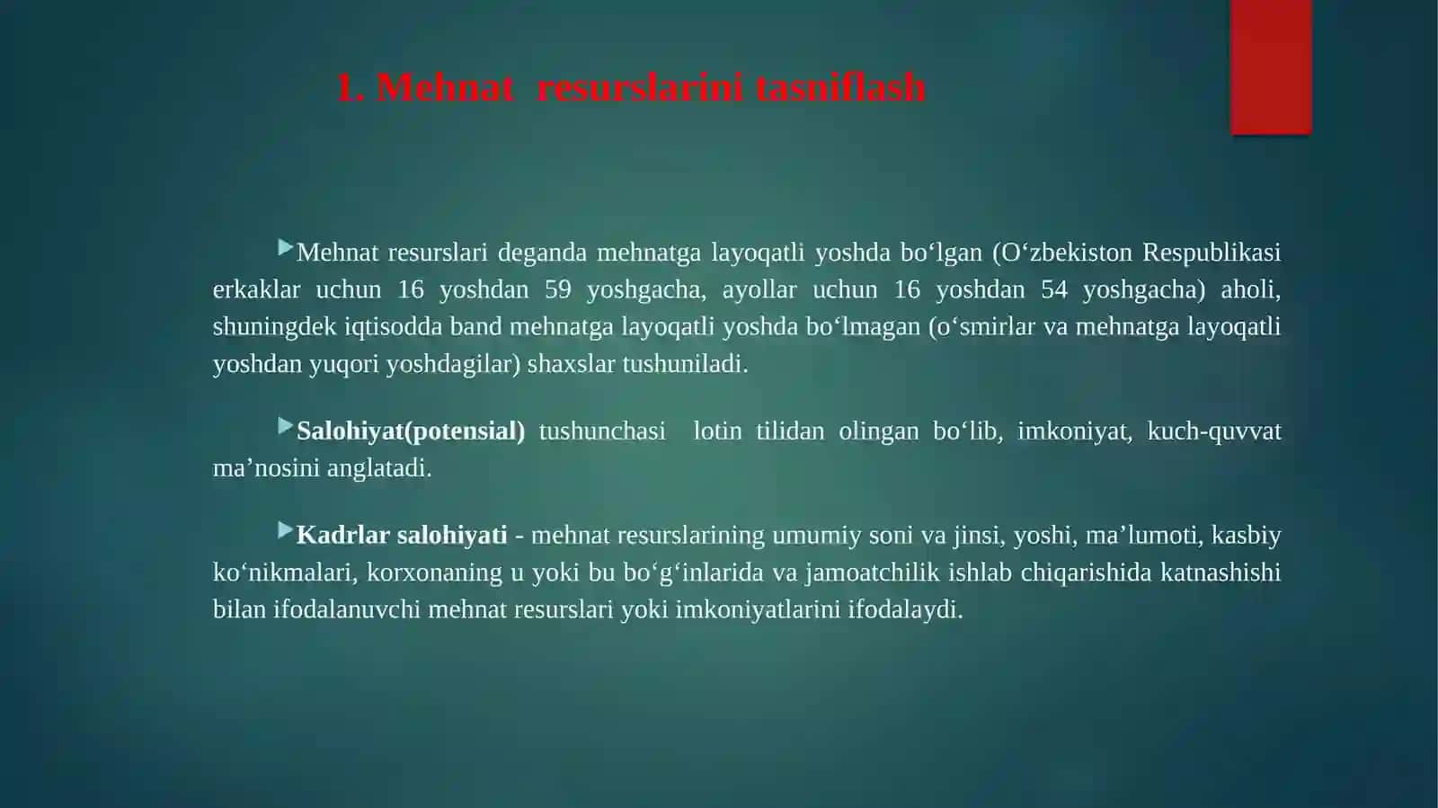 Korxonanin mehnat resurslari 3