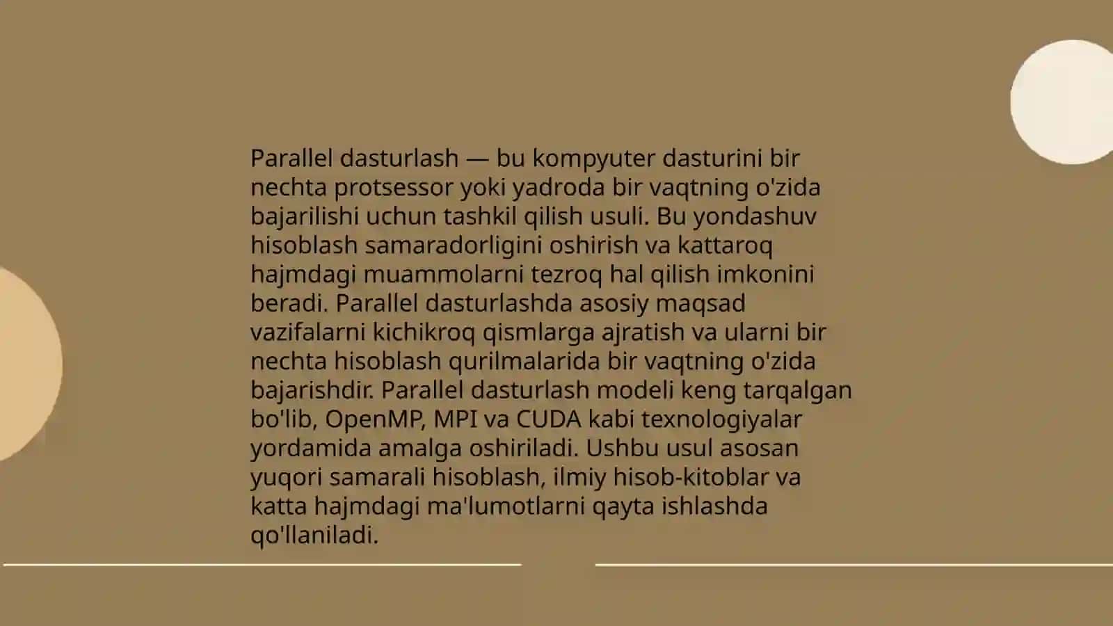Parallel va asinxron dasturlash usullari 3