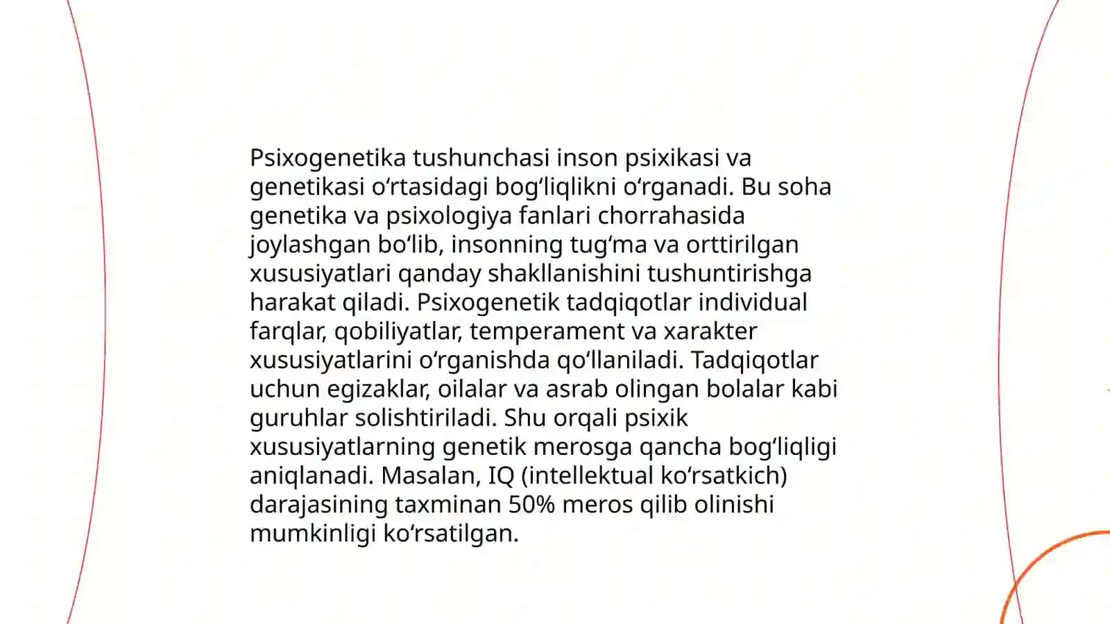 Psixogenetikaning asosiy metodlari 3