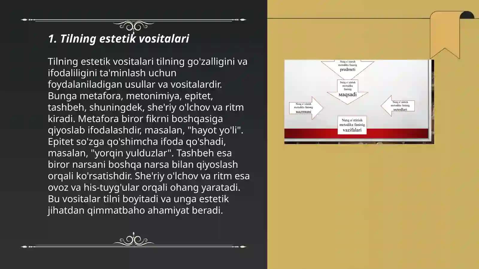 Tilning tasviriy vositalari va nutq madaniyati 3