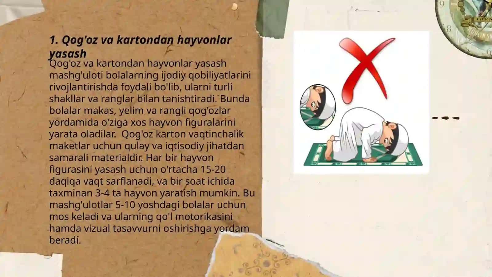 Qog'oz va Kartondan Hayvonlar Yasash 3