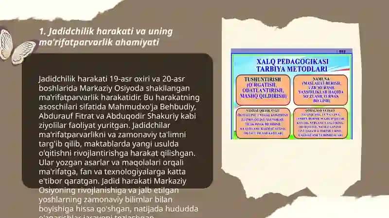 Jadid ma'rifat-parvarchiligi, milliy tarbiyaning asosi sifatida 3