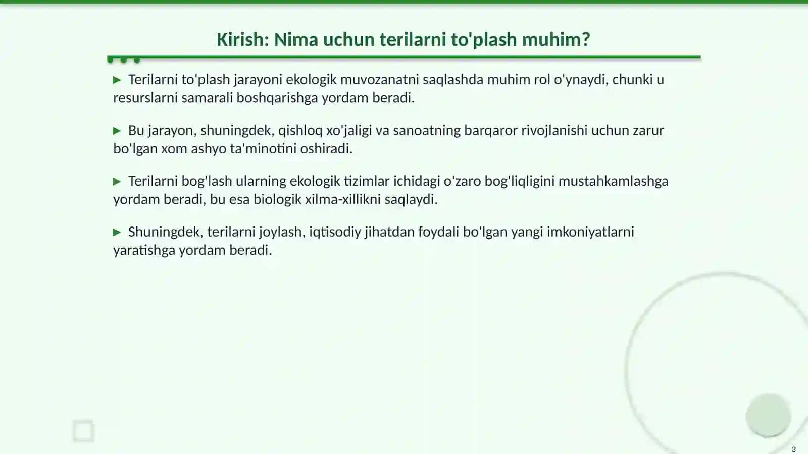 Terilarni to'plash, bog'lash va joylash 3