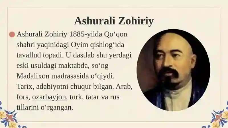A.Zohiriy va Fitratning o‘zbek tilshunosligi dagi o‘rni 3