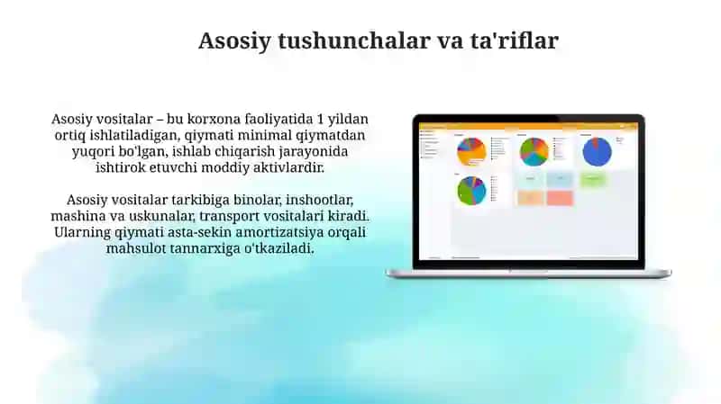 Korxonada Asosiy Vositalardan Foydalanishning Samaradorlik Darajasini Tahlil 3