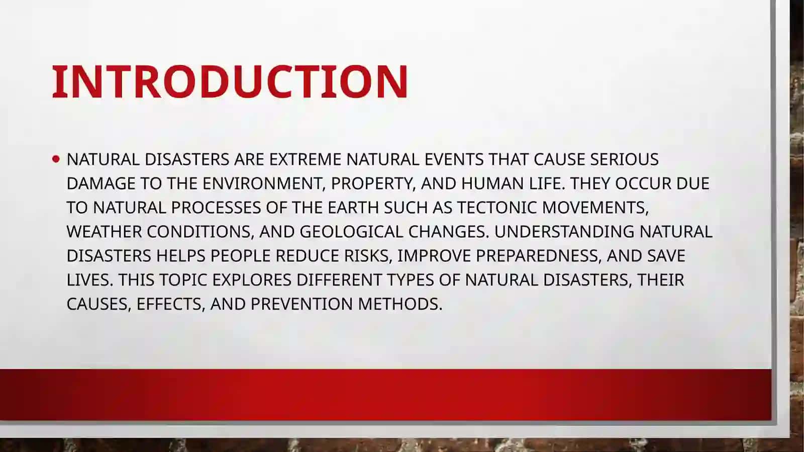 Natural Disasters 3
