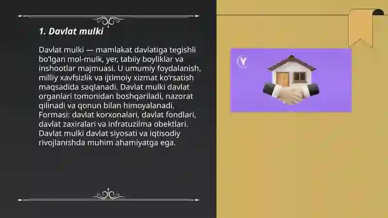Davlat mulki 3