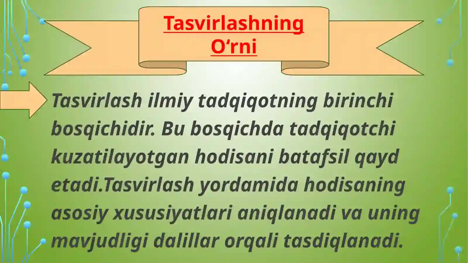 Tasvirlash,tavsiflash, tushunish va tushuntirishning ilmiy tadqiqotdagi o‘rni 3