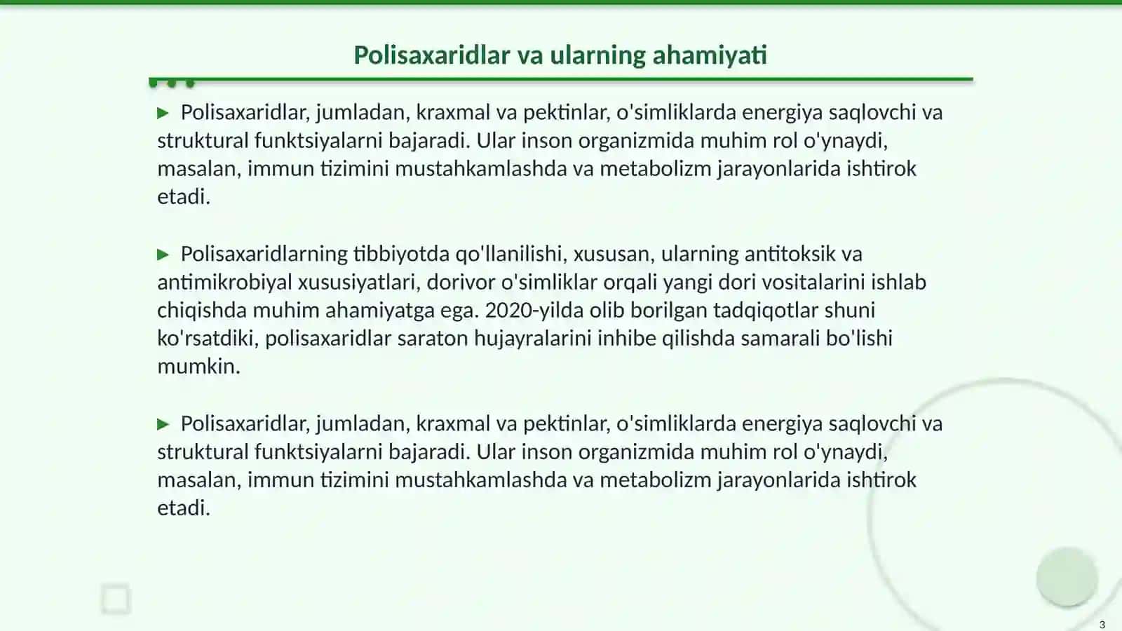 Polisaxaridlar saklovchi Dorivor o’simlik xom ashyolarini qadoqlash usullari va sifatini aniqlash 3