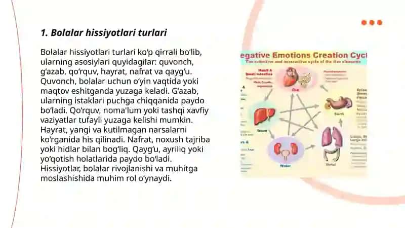 Balalar hissiyotlari va hususiyatlari 3