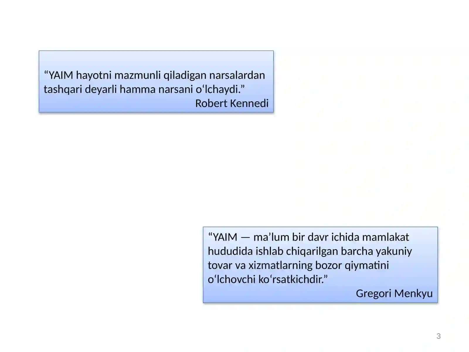 Iqtisodiyotga oʻtish (Amaliy ishlar/Iqtisodiyot) 3