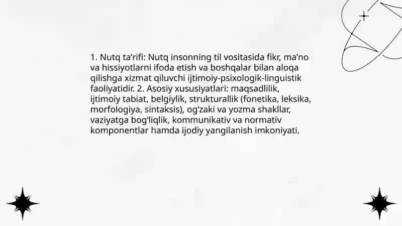 Nutq va nutq faoliyati 3