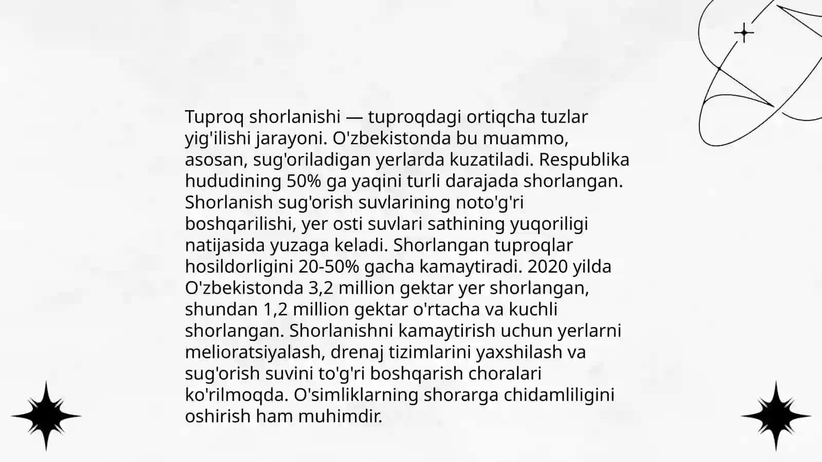 O'zbekiston Respublikasi hududi tuproqlarining hozirgi ifloslanish holatini tahlil qilish 3