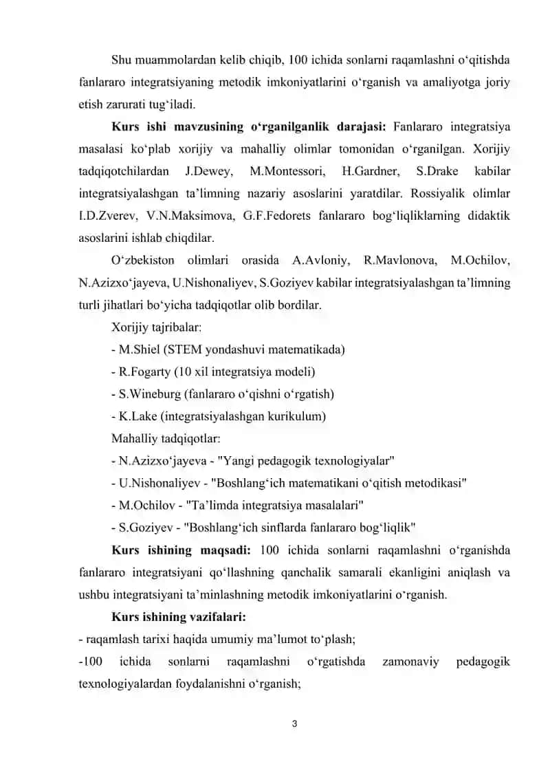 100 Ichida Sonlarni Raqamlashni O'rgatish Metodikasi 3