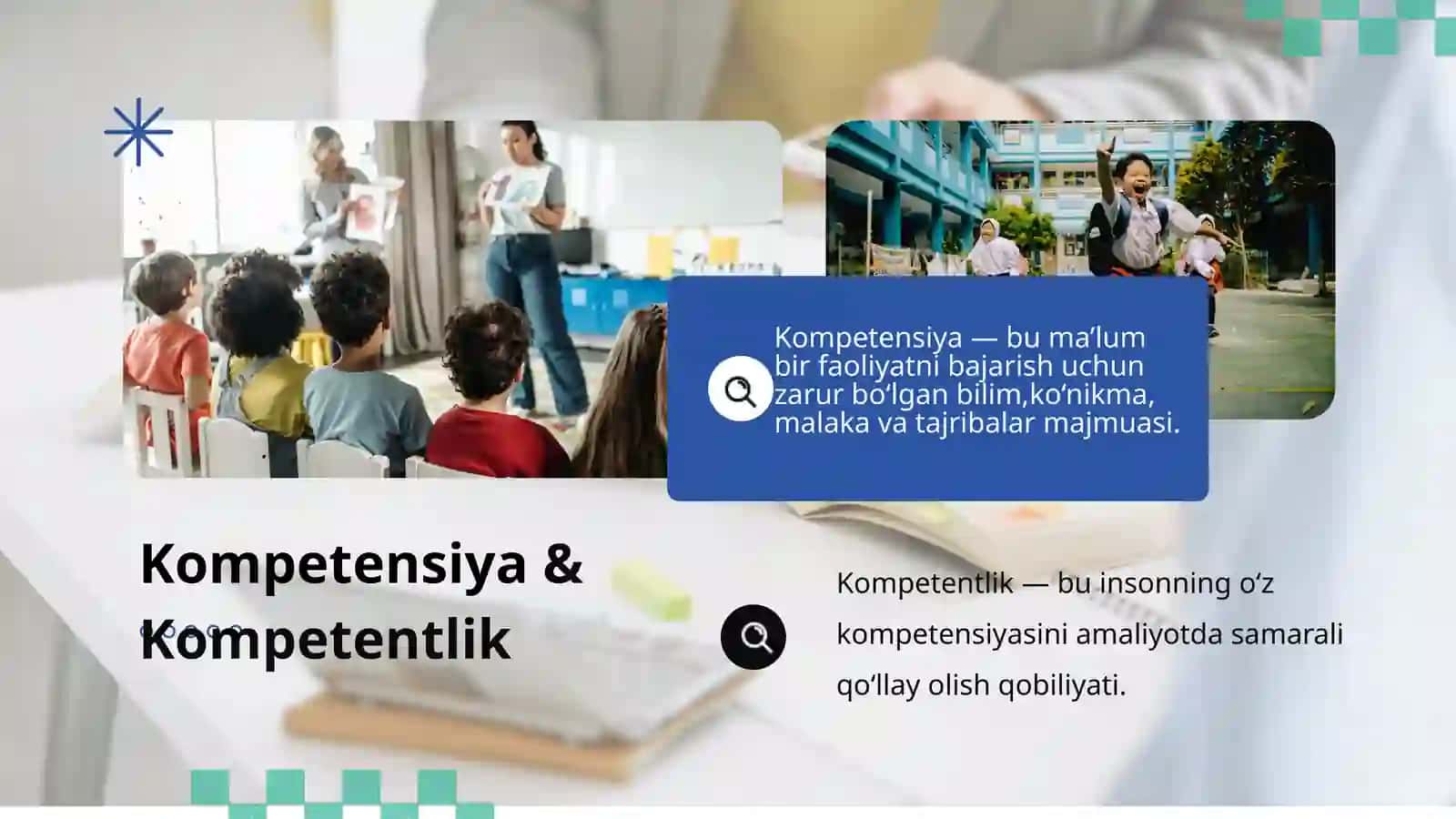 Pedogogik kasbning sathlarini tashkil etuvchi kompetensiyalar 3