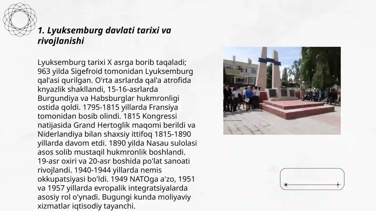 Lyuksemburg davlati tarixi va rivojlanishi 3