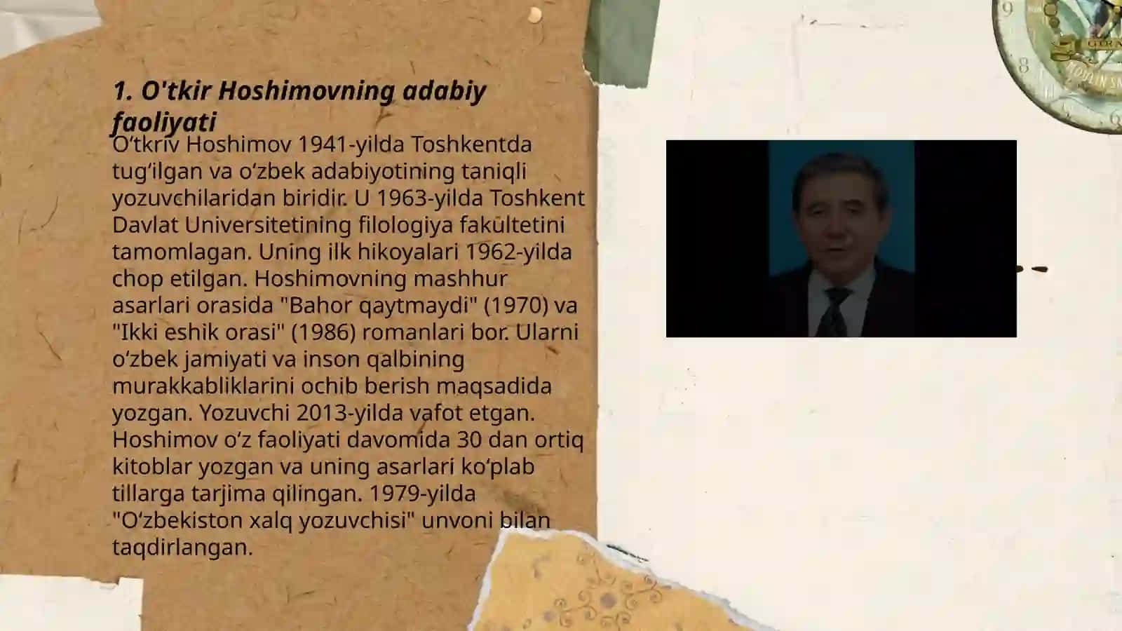 Otayorova Kamolaning O'zbek adabiyoti o'qitish metodikasi 3
