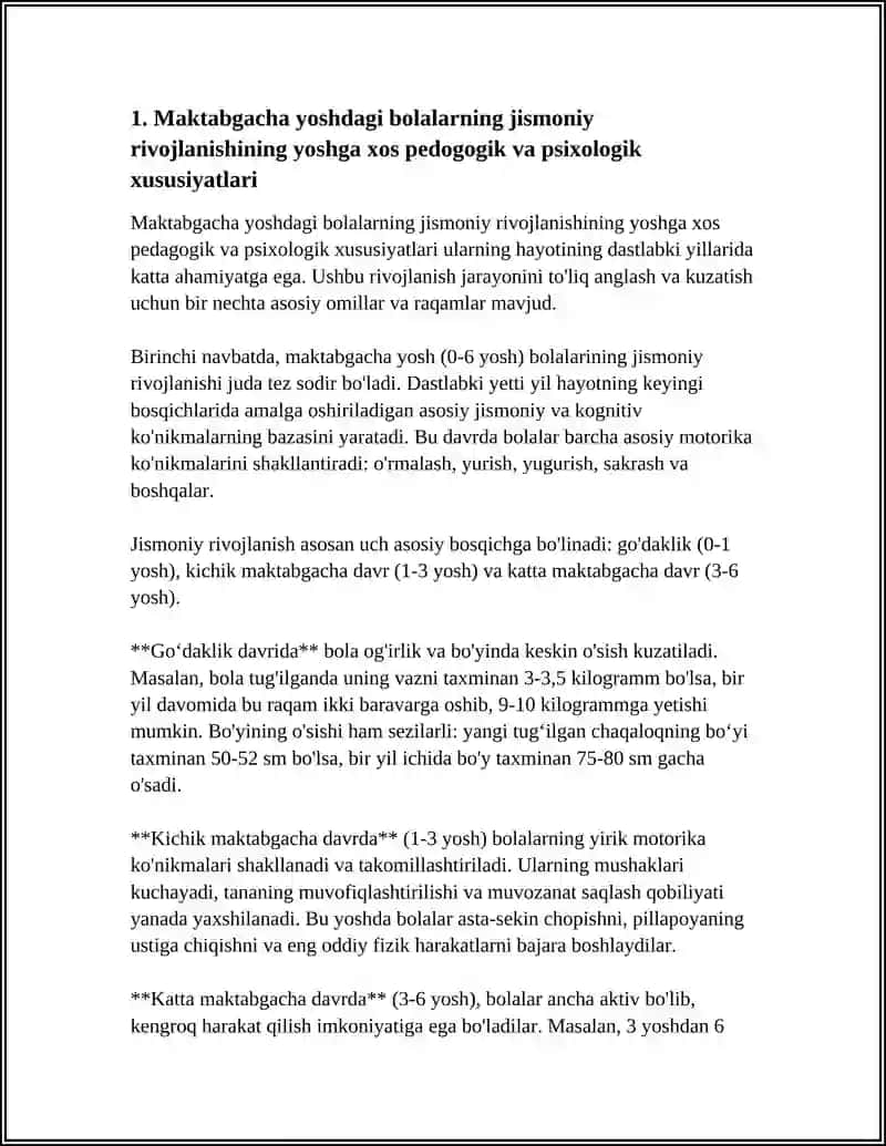 MAKTABGACHA YOSHDA BOLALAR YOSHIGA DOIR PEDOGOGIK VA PSIXOLOGIK XUSUSIYATLARI 3