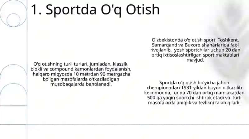 Sportda O'q Otish 3