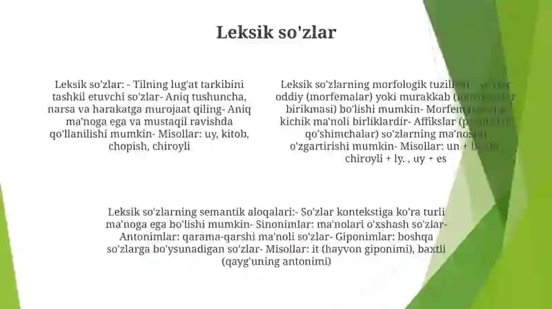 Sozlarning Shakl Va Ma'No Munosabatiga Kora Turlari 3