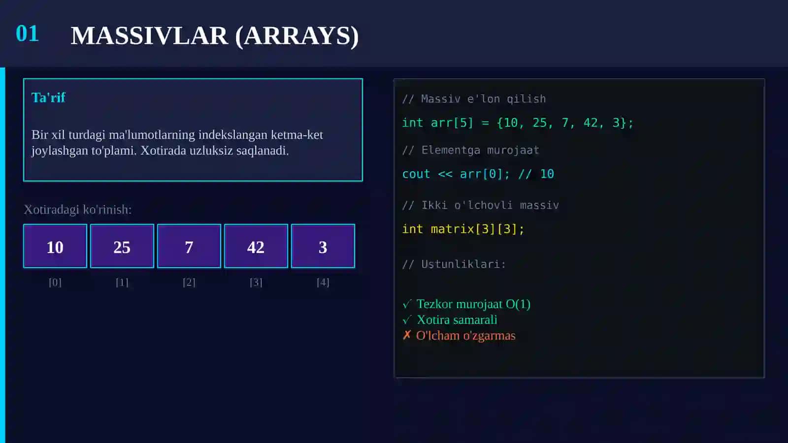 C++ DASTURLASH 3