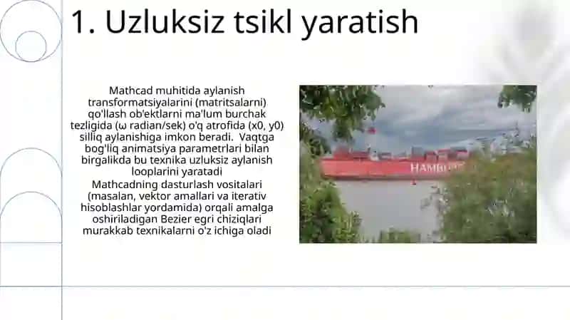 Mathcadda animatsiyaning kengaytirilgan usullari 3