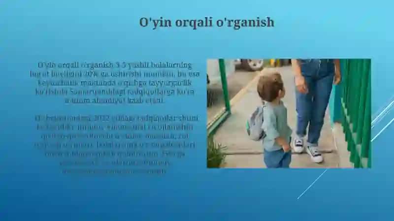 O'yin orqali o'rganish 3