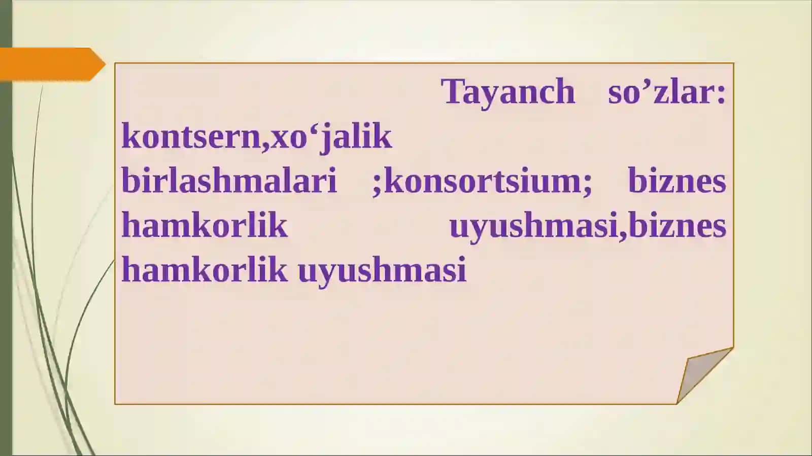 BIZNES TASHKILOTLARIDAGI UYUSHMALAR SIDAGI TAQDIMOT MATERIALLARI 3