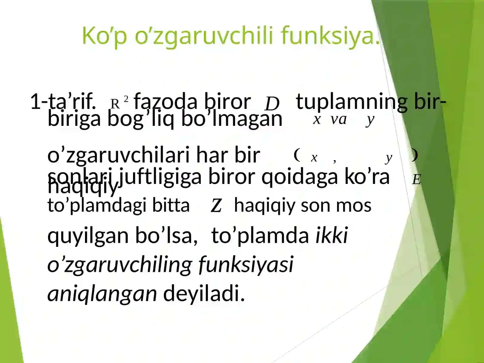 Biro'zgaruvchilifunksiyanito'latekshirish 3