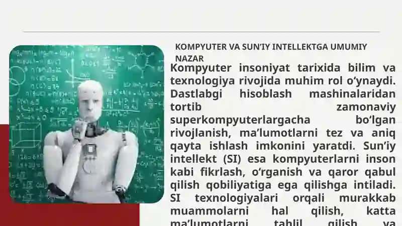 Kompyuter va sun’iy intellektga umumiy nazar 3
