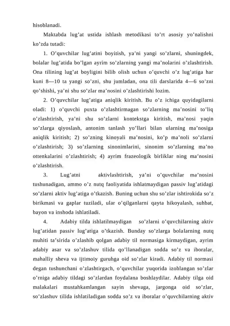 LUG’AT USTIDA ISHLASH METODIKASI 3