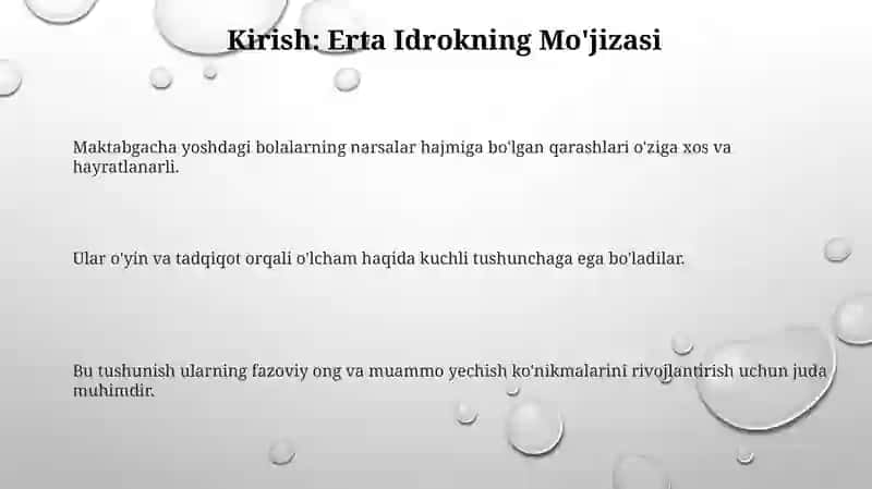 Maktabgacha yoshdagi bolalarning idroki 3