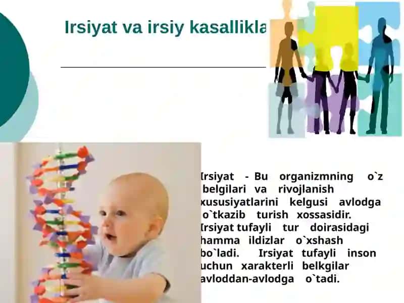 Irsiyat va irsiy kasalliklar 3