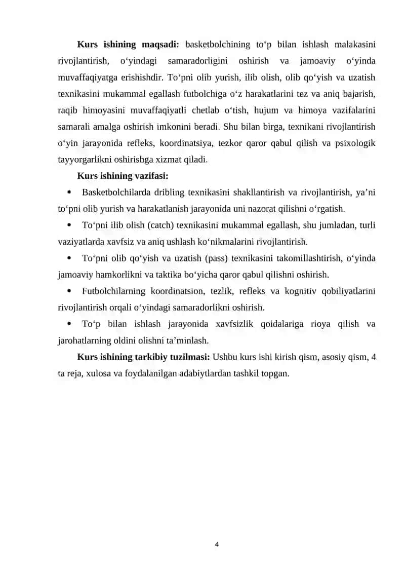 Basketbol o‘yinida to‘pni boshqarish (to‘pni olib yurish, to‘pni ilib olish, to‘pni olib qo‘yish uzatish) texnikasi 3
