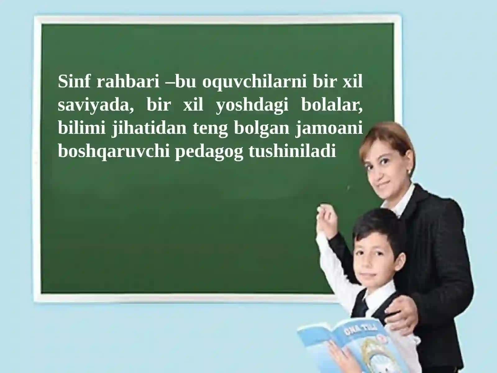 Boshlang`ich ta’limda sinf rahbarining tashkilotchilik faoliyati 3