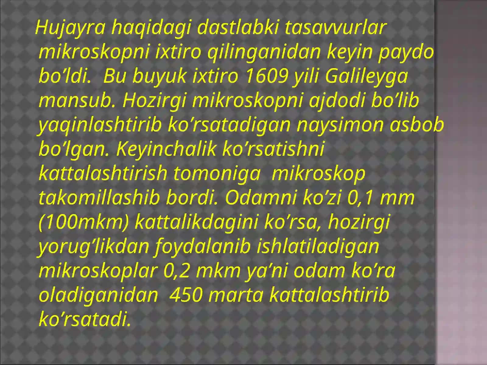 Hujayra Evolutsiyasi 3
