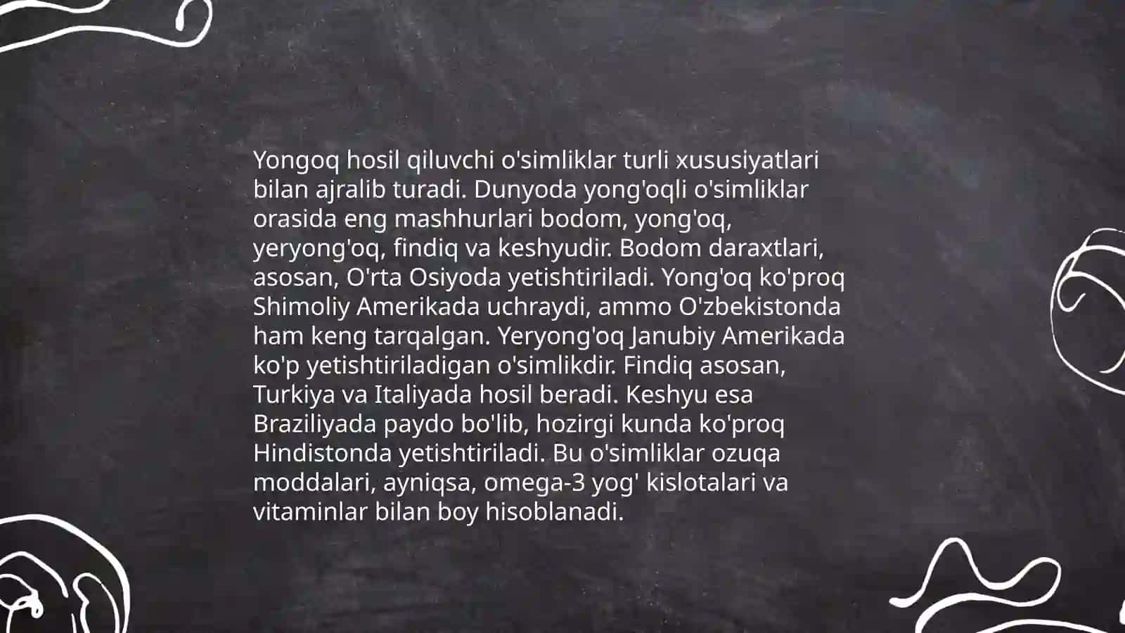 Yongoq morfologiyasi va rivojlanishi 3