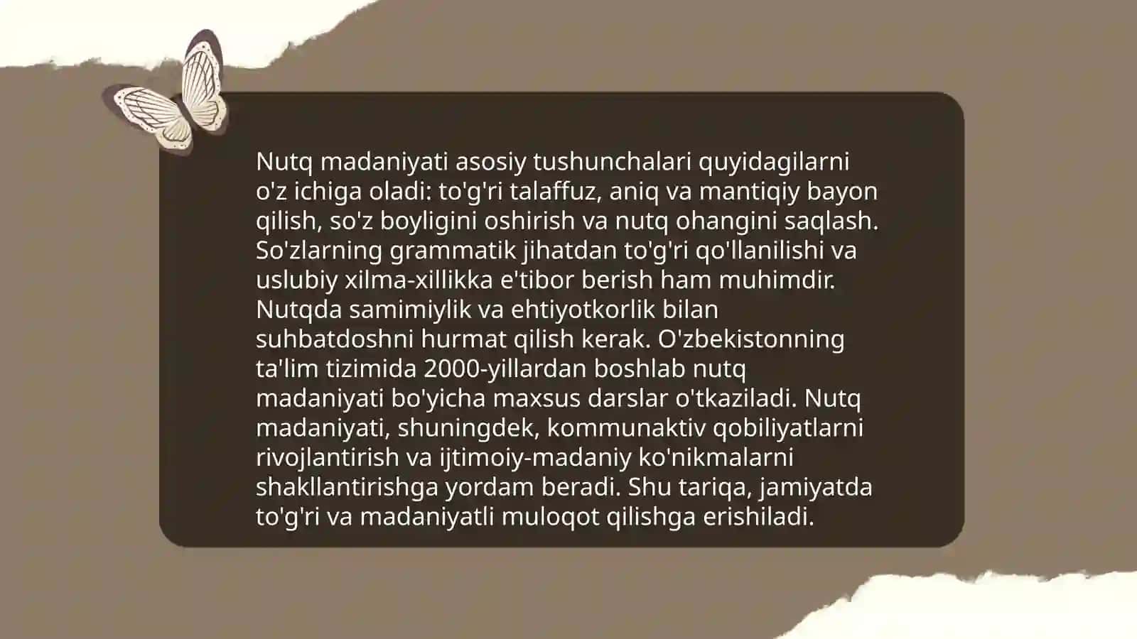 "Nutq madaniyati va davlat tilida ish yuritish" asari 3