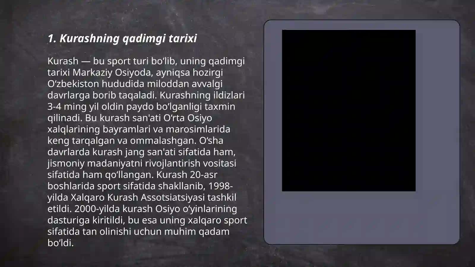 Kurashning kelib chiqishi va rivojlanishi 3