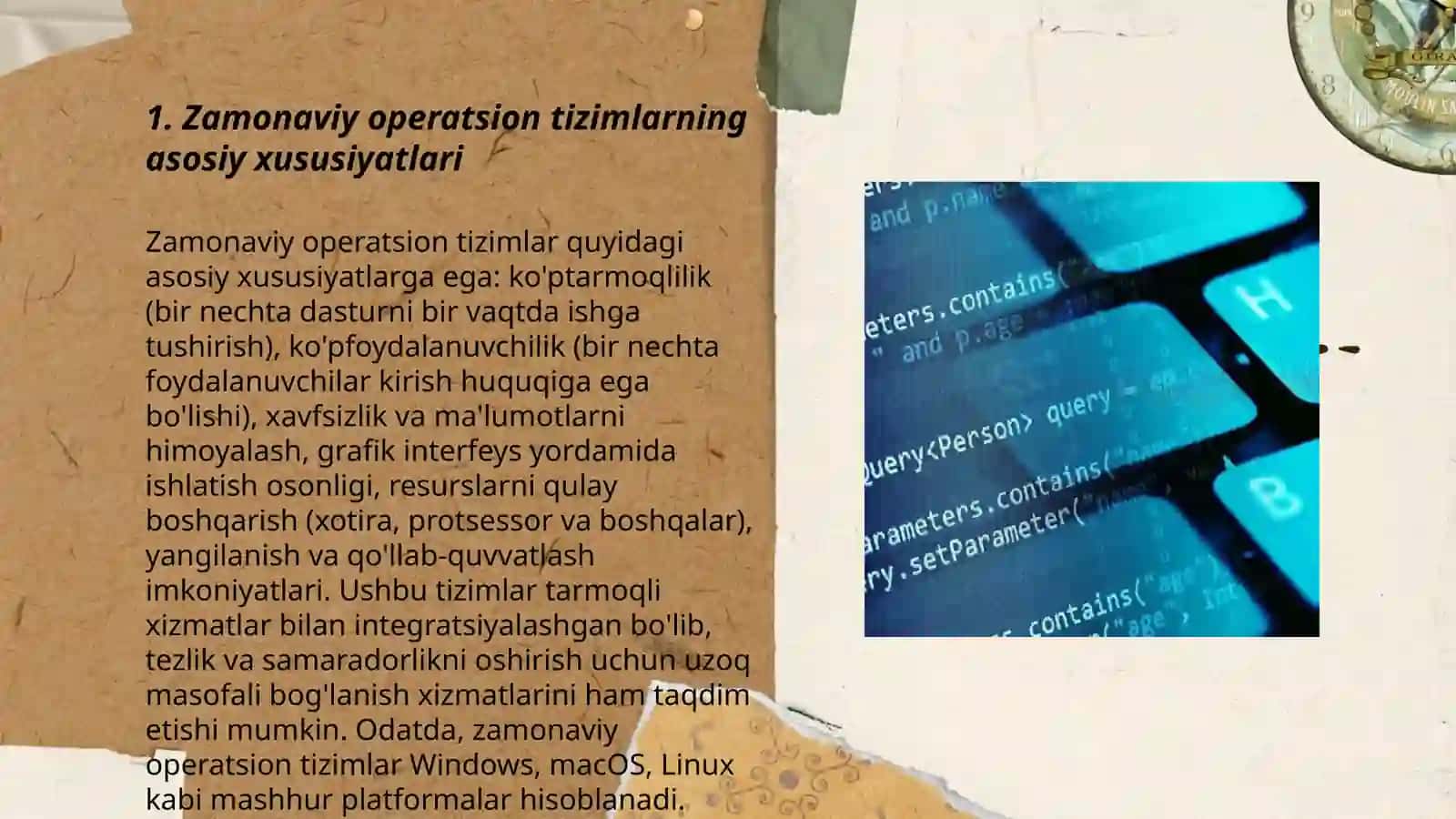 Zamonaviy operatsion tizimlarning qiyosiy tahlili 3