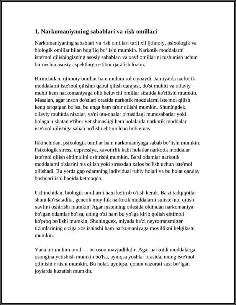 NARKOMANIYA VA UNING ASORATLARI 3