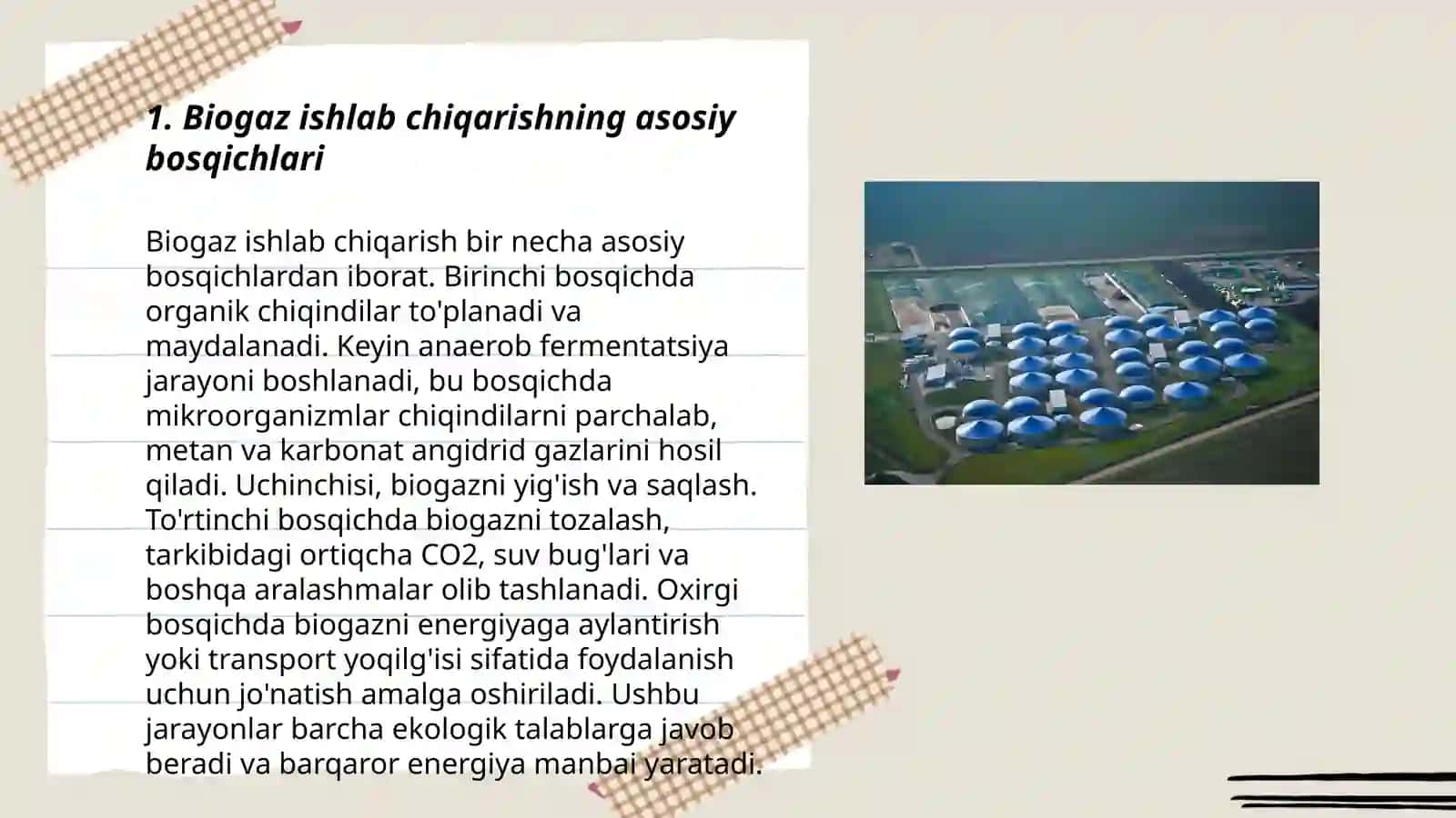 Biogaz ishlab chiqarish biotexnologiyasi 3