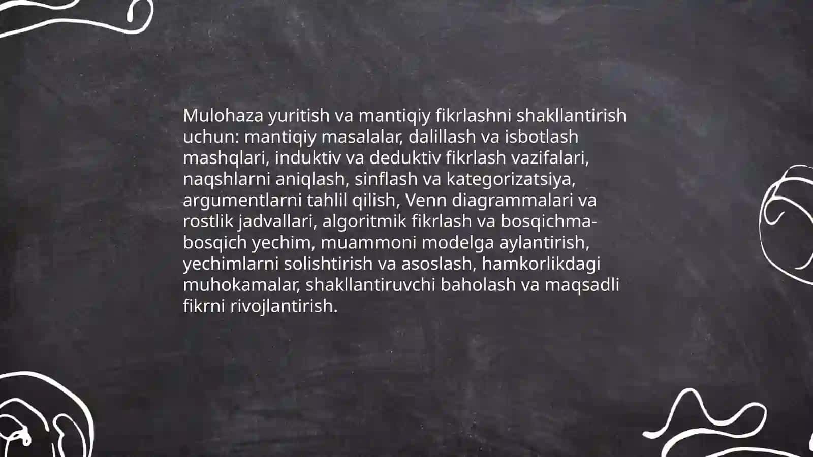 Matematikafanidano'quvchilarda mulohaza yuritish 3