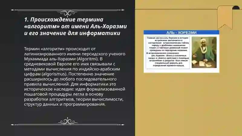 Вклад Аль-Хоразми в современную технологию 3