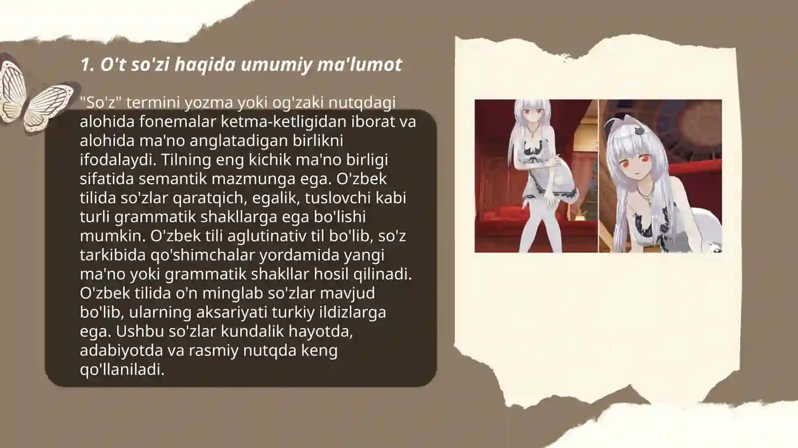 Mustaqil So'z Turkumi Ot 3