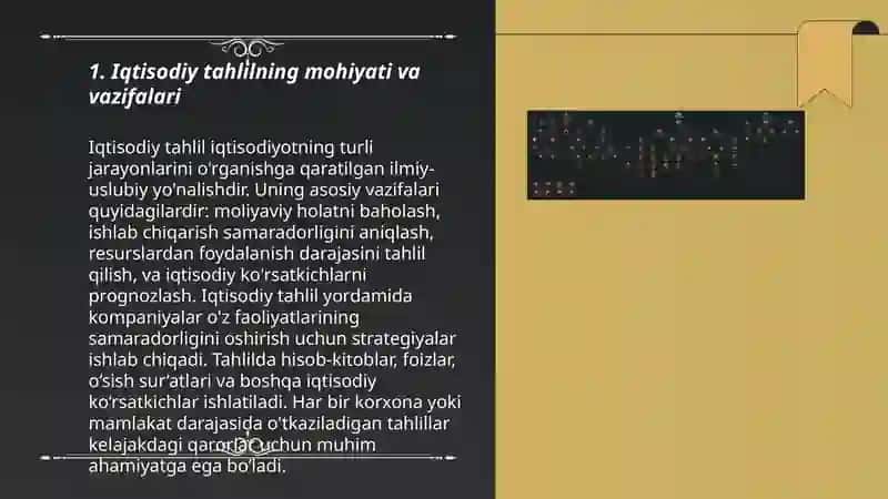 Iqtisodiy tahlil ishni tashkil etish va uning axborot bazasi 3