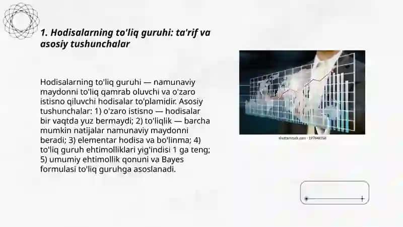 Hodisalarning to liq guruhi. 3