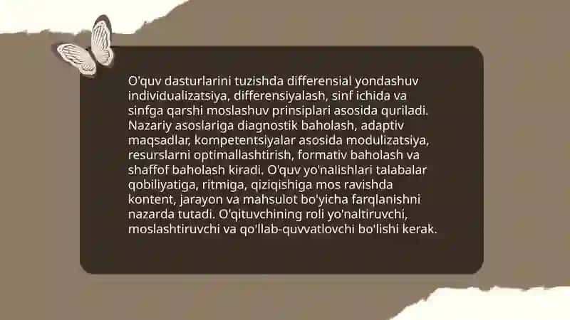 O'quv dasturlarini tuzishda differensial yondashuv 3