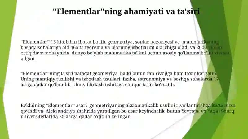 Elementlar 3