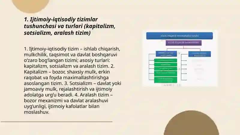 Ijtimoiy iqtisodiy tizimlar va mulkchilik munosabatlari 3